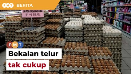 Bekalan telur tak cukup, bos Mydin gesa tindakan diambil segera