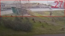 Rize'de 2 gencin öldüğü kaza kamerada