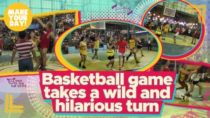 Basketball game takes a wild and hilarious turn | Make Your Day