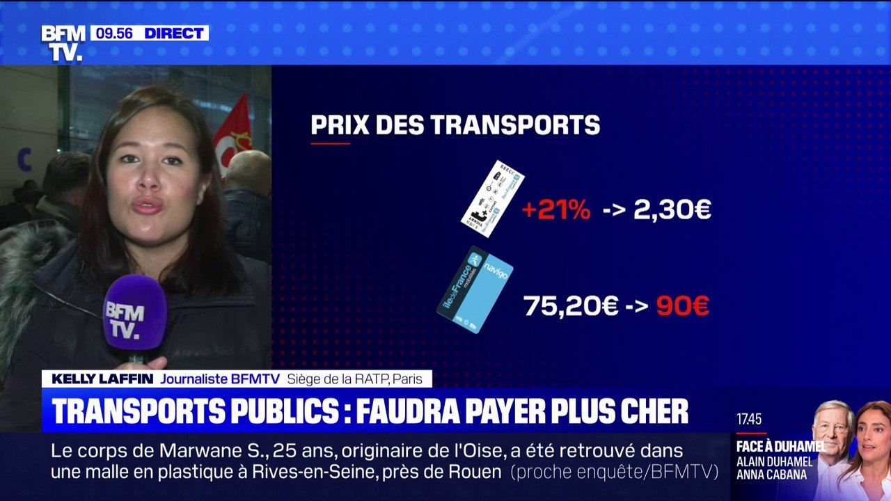 Pour son arrivée à la RATP, Jean Castex est accueilli par une manifestation des salariés