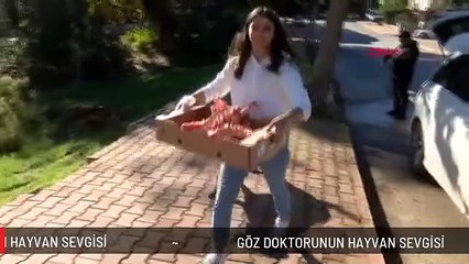 GÖZ DOKTORUNUN HAYVAN SEVGİSİ