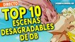 TOP 10 escenas DESAGRADABLES de DRAGON BALL - Directo Z 03x13