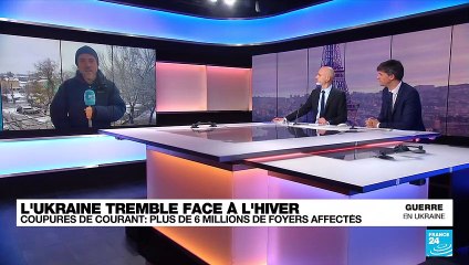 Ukraine : des coupures de courants fréquentes, plus de 6 millions de foyers affectés