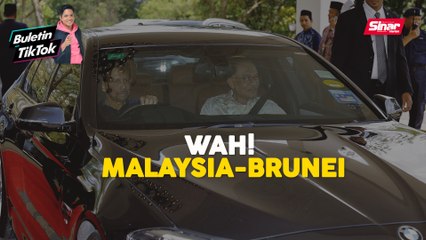 Sultan Brunei pandu sendiri kereta bawa Anwar ke Seri Perdana