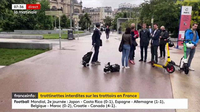 Le Conseil national de la sécurité routière (CNSR) va recommander de définir légalement les trottoirs comme réservés aux piétons - VIDEO