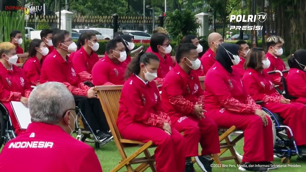Presiden Jokowi Memberikan Apresiasi Atlet 11th Asean Paragames Tahun 2022