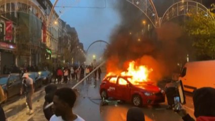 Mondiali, scontri in centro a Bruxelles dopo Marocco-Belgio