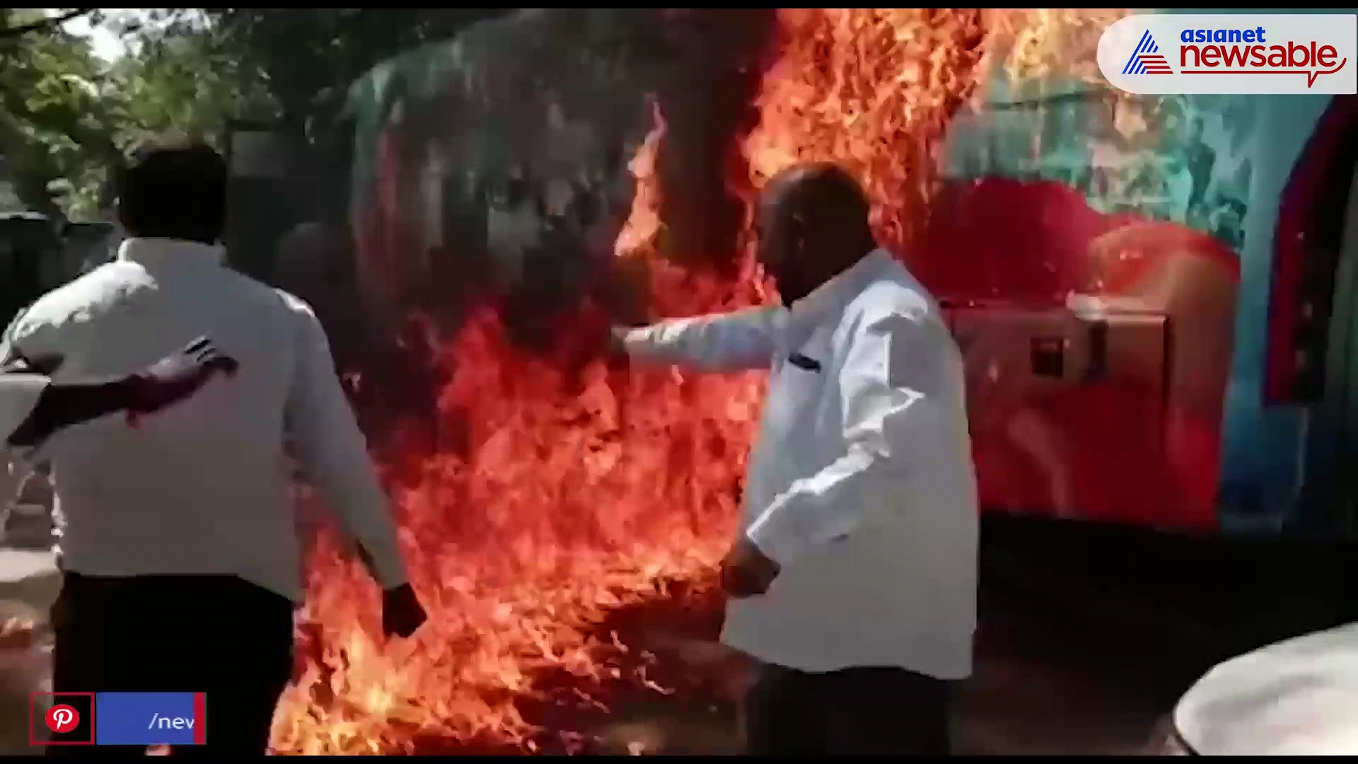 YSR Telangana Party chief YS Sharmila arrested; her campaign bus set ablaze