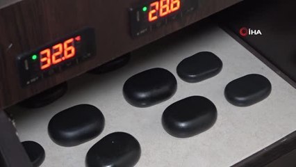 5 bin yıllık terapi yöntemi volkanik taşlarla şifa saçıyor