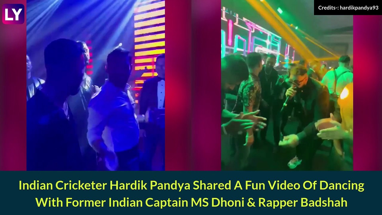 MS Dhoni, Hardik Pandya And Badshah Show Some Cool Dance Moves In A Viral Video
