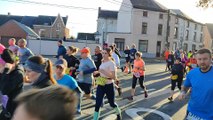 Le départ du jogging de l'athénée de Beaumont