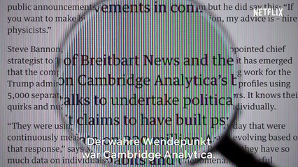 The Great Hack : L'affaire Cambridge Analytica Bande-annonce (DE)