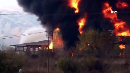 Denizli’de kimya fabrikasında yangın