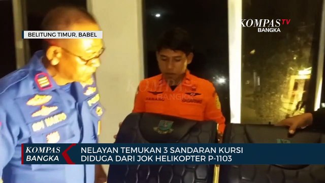 Nelayan Temukan 3 Sandaran Kursi Helikopter Polri yang Hilang Kontak