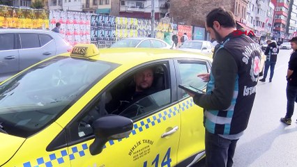 Taksicilere ceza yağdı