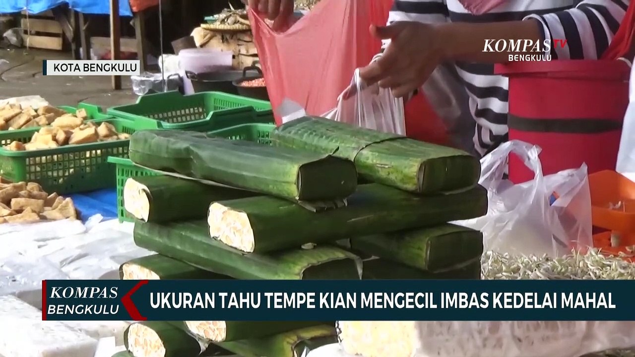 Ukuran Tahu Tempe Kian Mengecil Imbas Kedelai Mahal