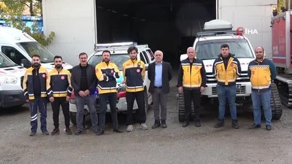 Muş 112 sağlık ekipleri çetin kış mevsimine hazır