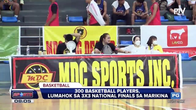 300 basketball players, lumahok sa 3x3 national finals sa Marikina