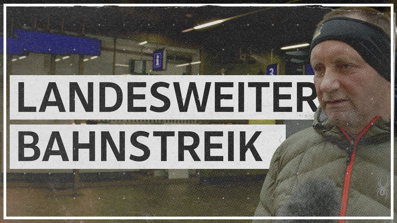 Bahnstreik: 'Man muss das Beste daraus machen'