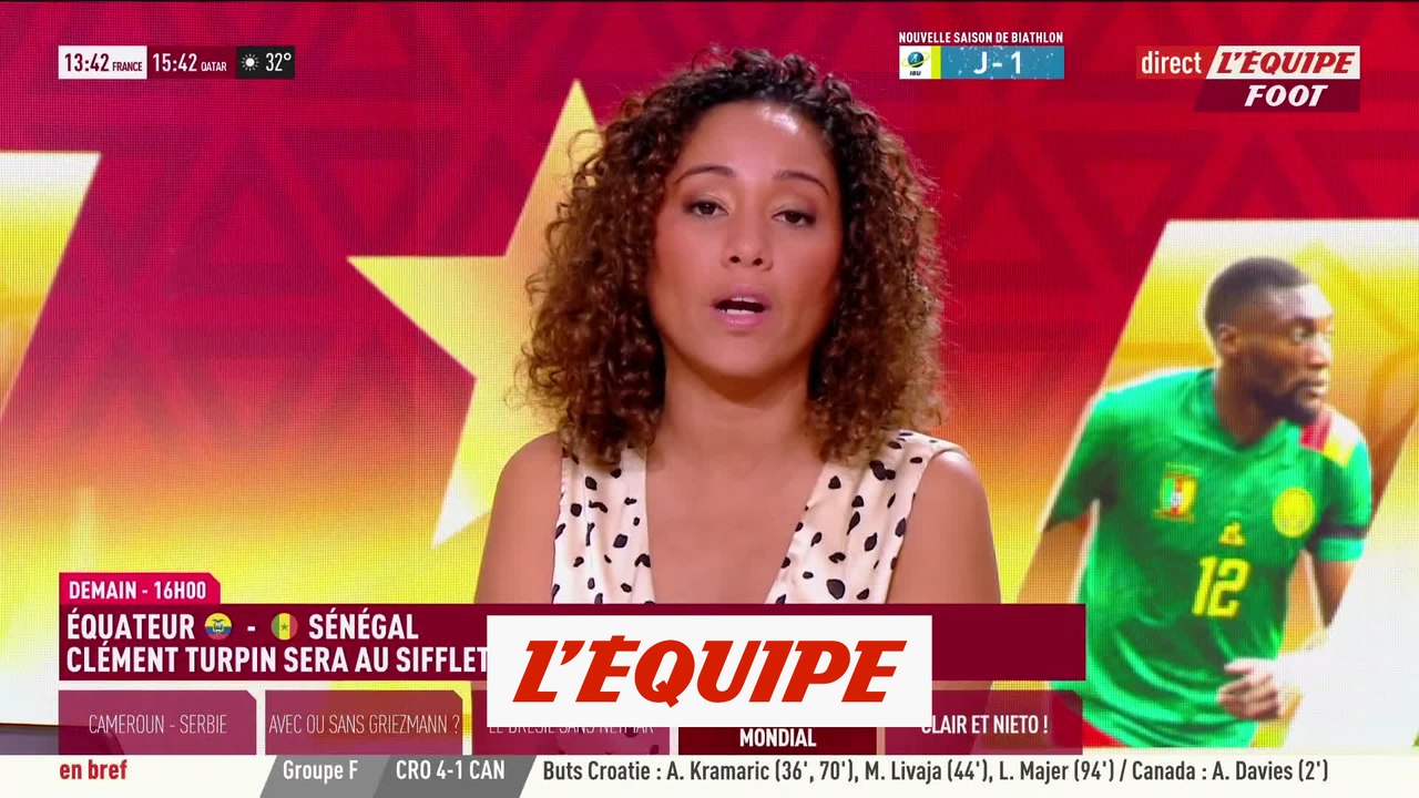 Turpin désigné comme arbitre d'Équateur-Sénégal - Foot - CM 2022