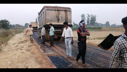 Road re-Construction  work