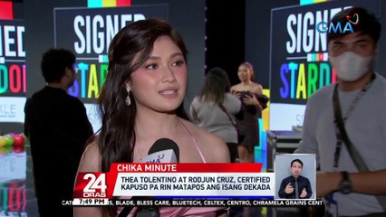 Thea Tolentino at Rodjun Cruz, certified Kapuso pa rin matapos ang isang dekada | 24 Oras