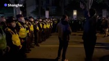 Protestations à Shanghai contre la politique «zéro Covid» du gouvernement chinois