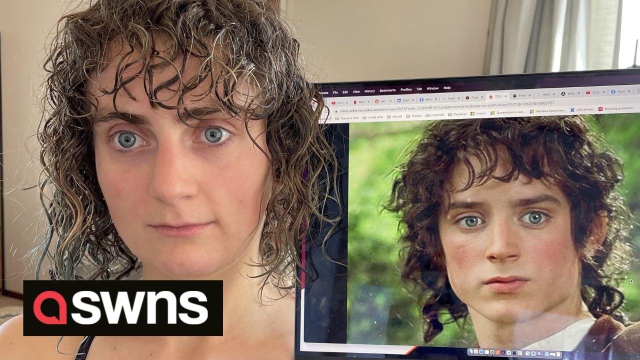 Curly-haired woman is left looking like Frodo Baggins from Lord of the ...