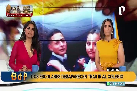 Escolares desaparecen luego de ir al colegio: padres de familia continúan con su incansable búsqueda
