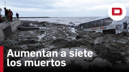 Las autoridades italianas aumentan a siete los muertos por el temporal en Isquia