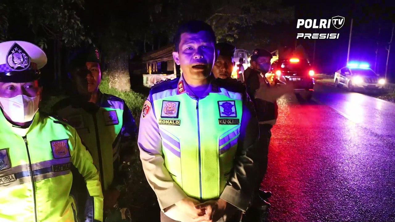 Kapolres Simalungun Pimpin Patroli Skala, Antisipasi Kriminalitas Dimalam Hari