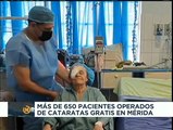 Fueron operados más de 650 pacientes de cataratas en Mérida a través de la Misión Milagro