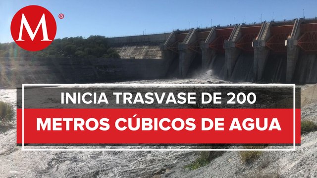 Inicia trasvase de agua de presa El Cuchillo a Tamaulipas