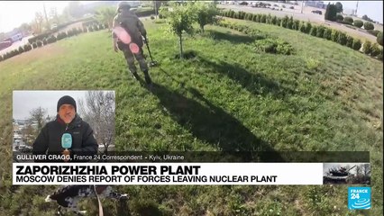 Video herunterladen: Russia denies planning to give up vast Ukrainian nuclear plant