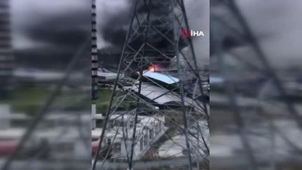 Esenyurt'ta korkutan fabrika yangını