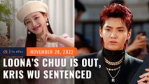 LOONA’s agency removes Chuu from K-pop group; China sentences former K-pop star Kris Wu for rape