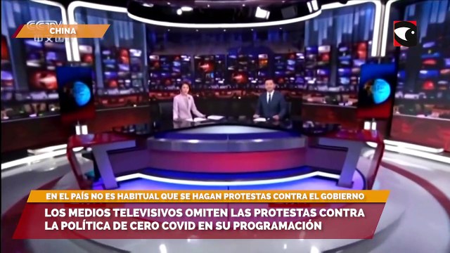 Los medios televisivos omiten las protestas contra la política de cero Covid en su programación