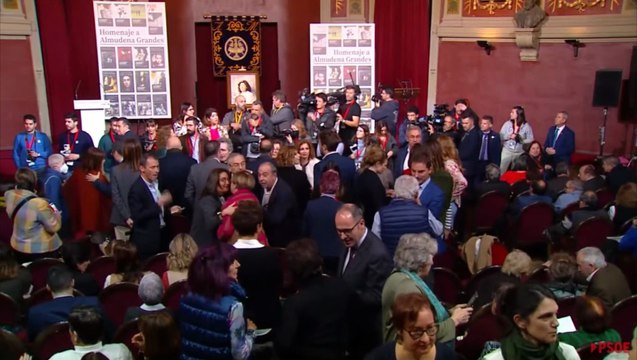 Sánchez y García Montero recuerdan el legado de Almudena Grandes en el Ateneo de Madrid