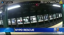 Les images d’un incroyable sauvetage dans le métro new-yorkais