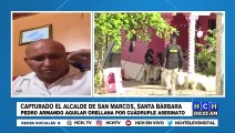 ¡Por el asesinato de 4 personas! Capturan al alcalde de San Marcos, Santa Bárbara, Pedro Armando Aguilar