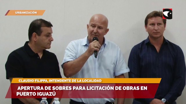 Apertura de sobres para licitación de obras en Puerto Iguazú