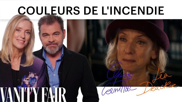 Clovis Cornillac et Léa Drucker décryptent des scènes du film Couleurs de l'incendie | Vanity Fair