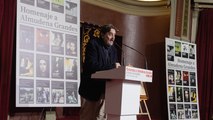 Luís García Montero recuerda a Almudena Grandes y agradece el homenaje a la escritora