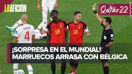 Marruecos exhibe a Bélgica y se pone líder del grupo G