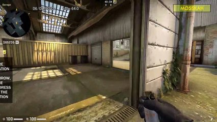 How to Smoke Quad on Cache, option 1 - CSGO