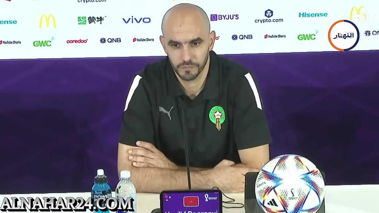 الركراكي بعد مقابلة بلجيكا عندنا الرجال وبونو ها أش وقع ليه