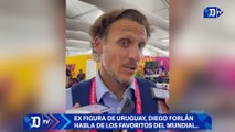 Ex figura de Uruguay, Diego Forlán habla de los favoritos del Mundial..