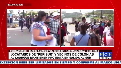 ¡Caos vial! Locatarios de "Perisur" se toman mercado y carretera al sur exigiendo terminal de transporte