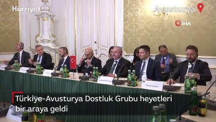 Türkiye-Avusturya Dostluk Grubu heyetleri bir araya geldi