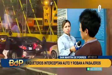 Aprovecharon el tráfico: delincuentes interceptan vehículo y asaltan a pasajeros